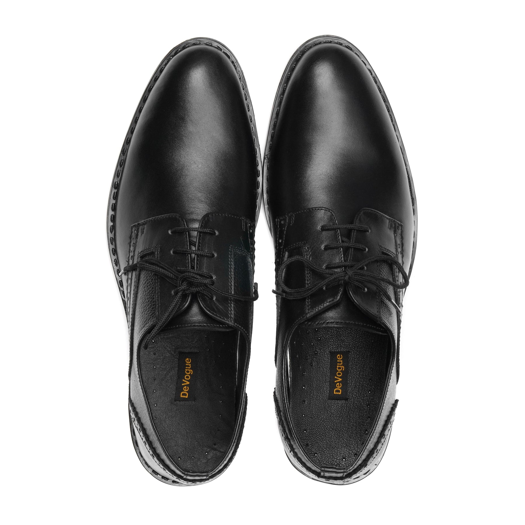 3006-Black Derby Soft Leather