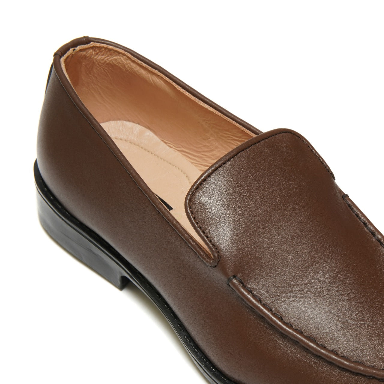 6006-Brown Soft Premium Formal leather loafers